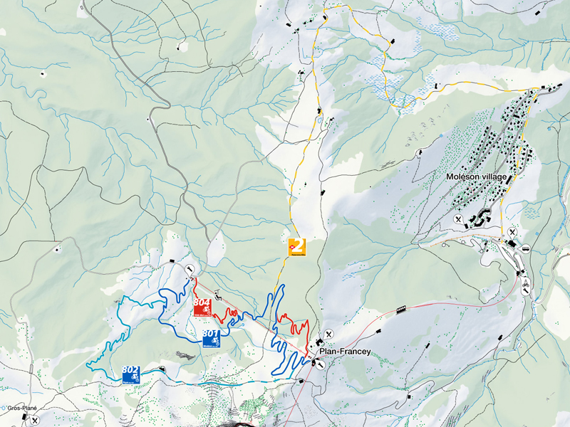 Bikepark Moleson Map