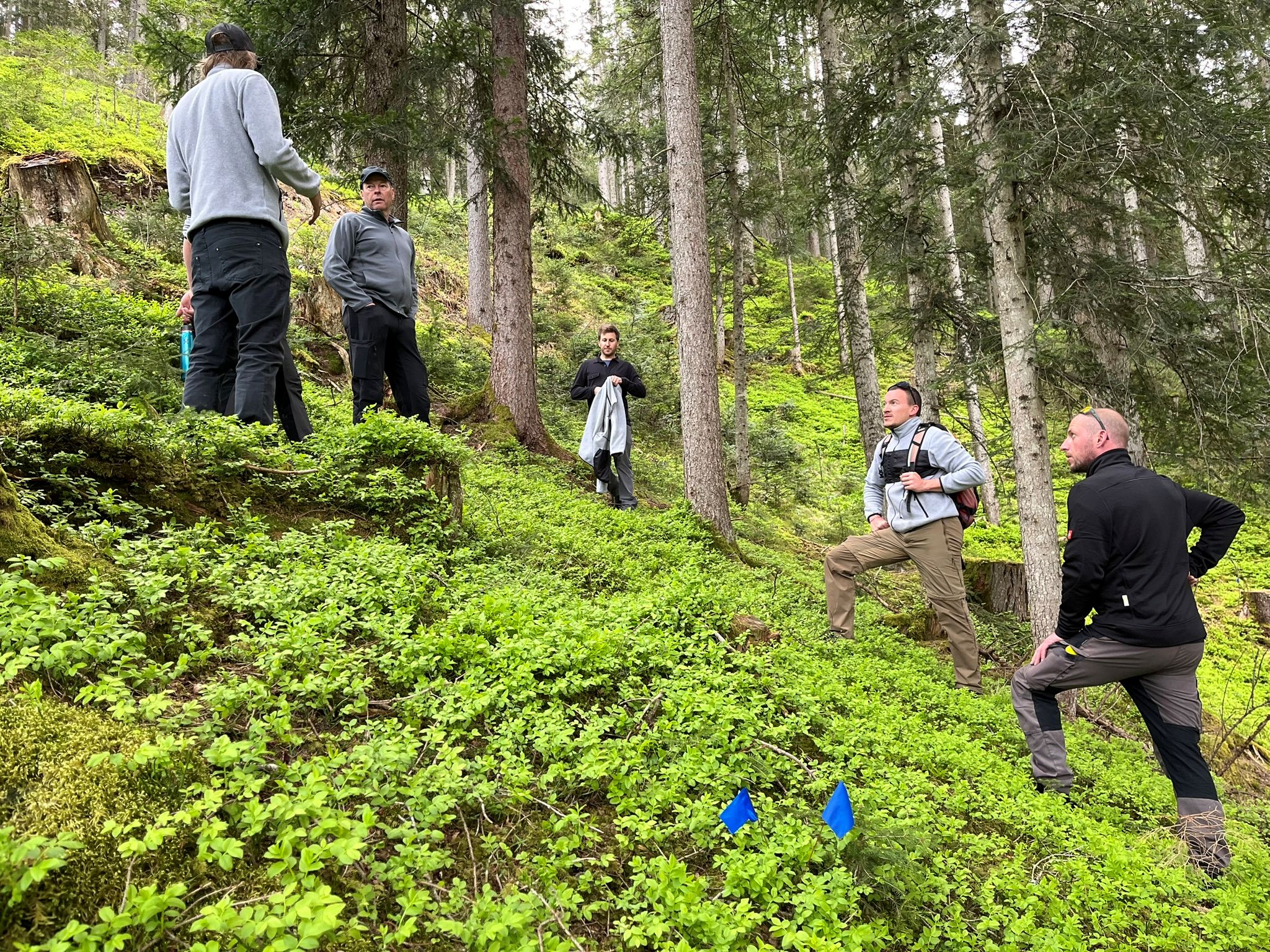 A-joukkue kentällä